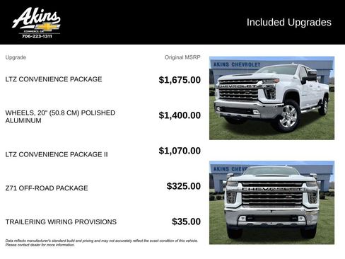 Used 2020 Chevrolet Silverado 2500 LTZ w/ LTZ Convenience Package AWD/4WD image 5
