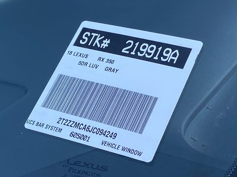 Used 2018 Lexus RX 350 FWD image 33