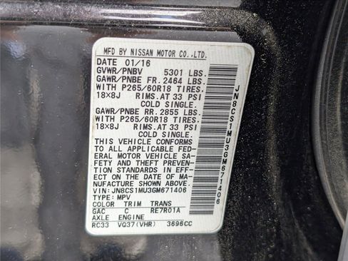 Used 2016 INFINITI QX70 2WD w/ Premium Package image 36