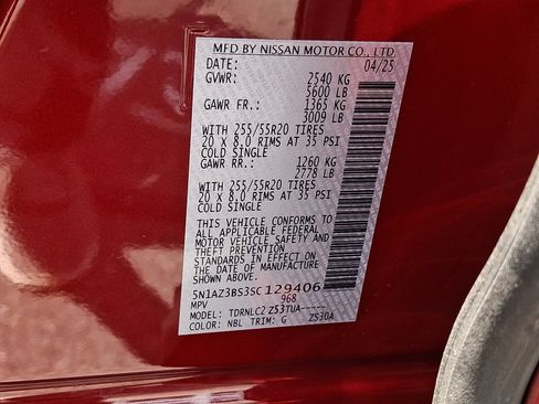 Certified 2025 Nissan Murano SV AWD/4WD image 27