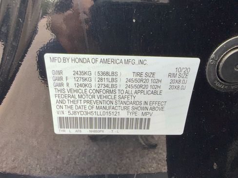 Used 2020 Acura MDX FWD w/ Technology Package image 31