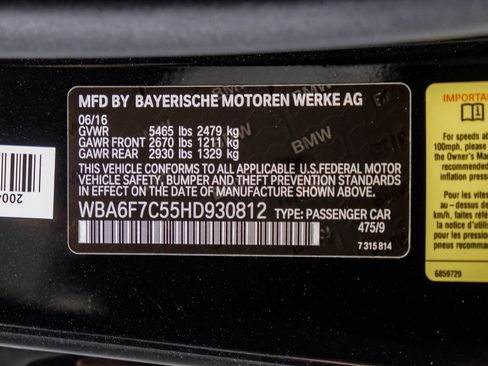 Used 2017 BMW 650i xDrive Convertible AWD/4WD image 49