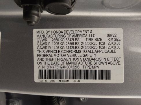Used 2022 Honda Pilot Special Edition image 33