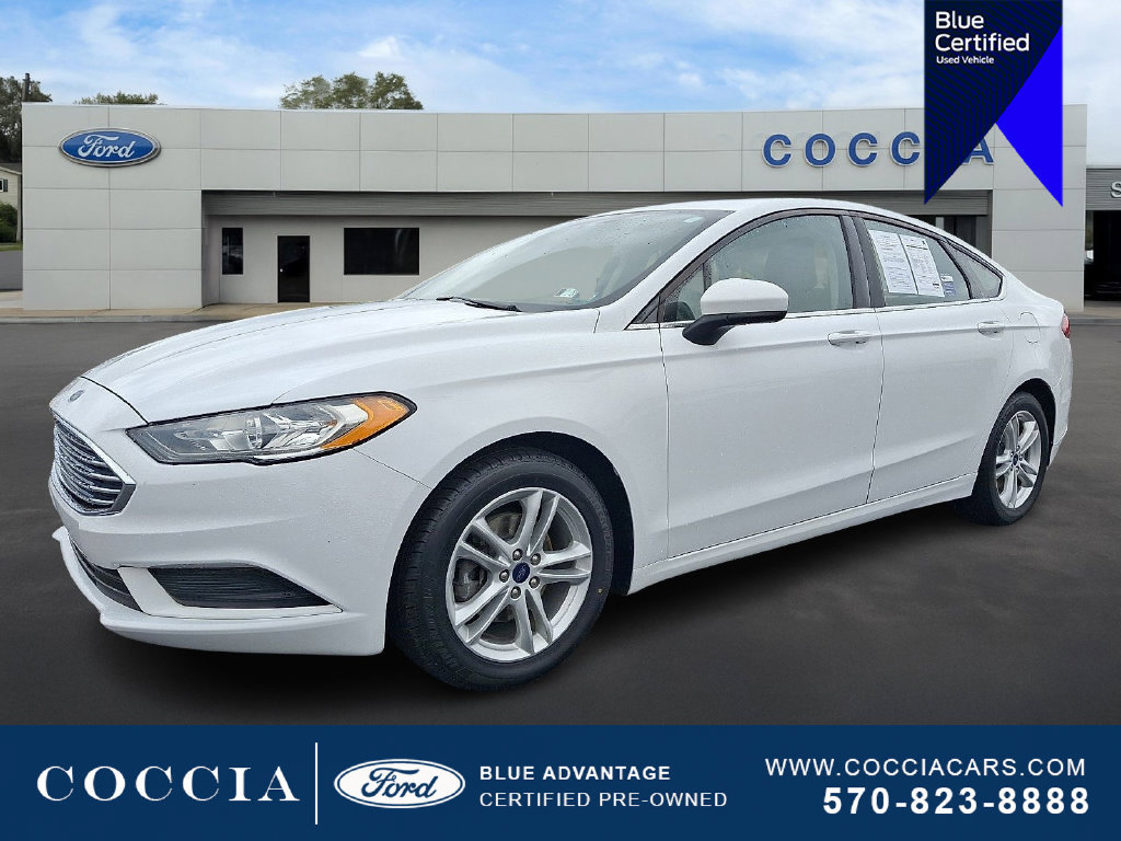 Certified 2018 Ford Fusion SE w/ Fusion SE Technology Package FWD image 1