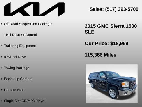 Used 2015 GMC Sierra 1500 SLE w/ SLE Preferred Package AWD/4WD image 19