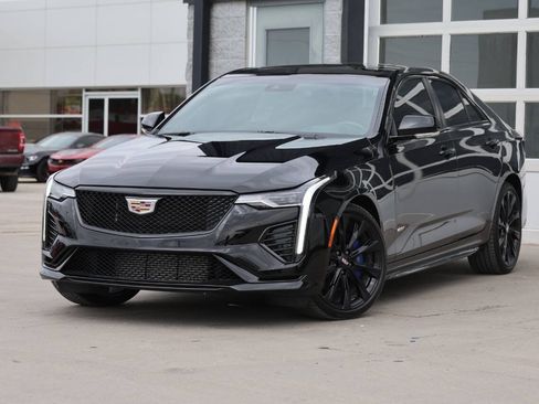 Used 2021 Cadillac CT4 V w/ Technology Package AWD/4WD image 3