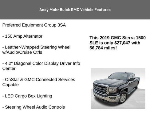 Used 2019 GMC Sierra 1500 SLE w/ SLE Value Package image 12