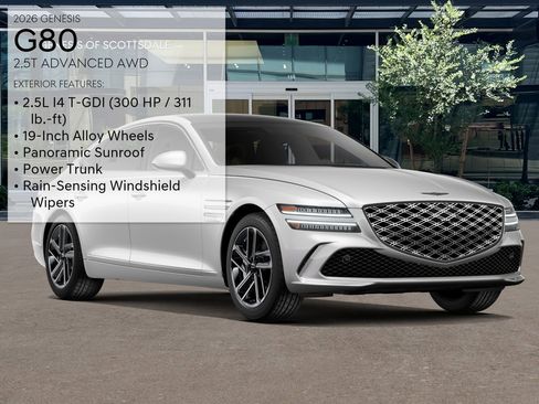 New 2026 Genesis G80 2.5T Advanced image 3
