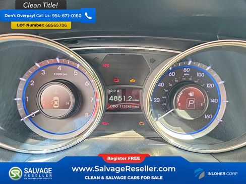 Used 2013 Hyundai Sonata SE w/ Navigation & Sunroof Pkg FWD image 12