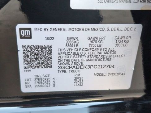 Certified 2023 Chevrolet Silverado 1500 Custom RWD image 32