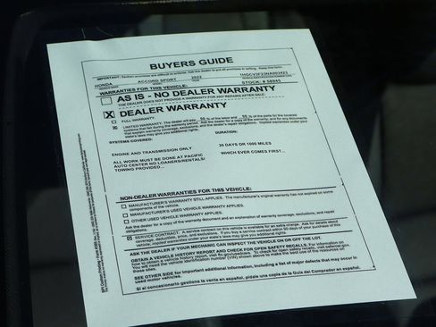 Used 2022 Honda Accord Sport image 45