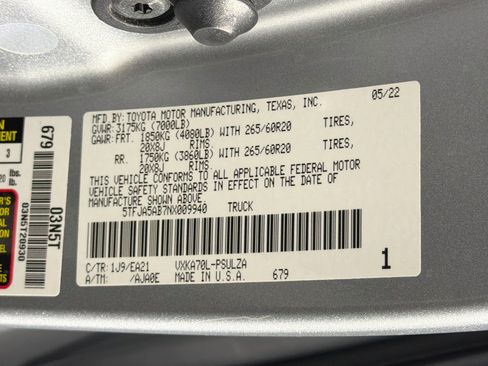 Used 2022 Toyota Tundra Limited RWD image 12