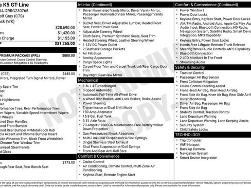 Used 2024 Kia K5 GT-Line w/ GT-Line Premium Package image 38