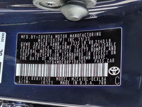 Certified 2024 Toyota Corolla LE FWD image 16