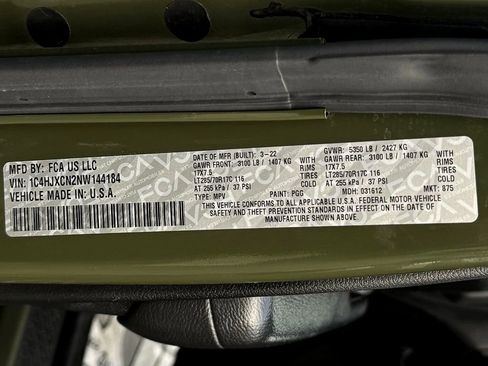 Used 2022 Jeep Wrangler Rubicon image 29