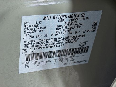Used 2024 Ford Maverick Lariat FWD image 39