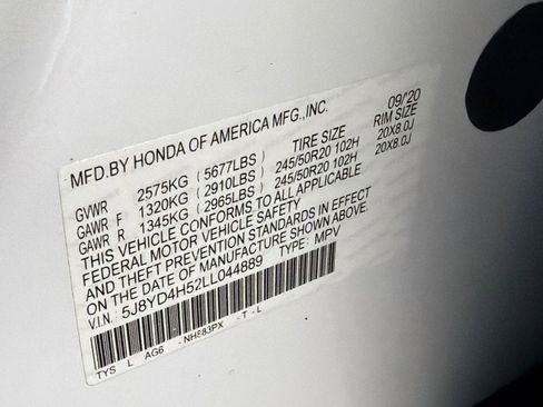 Used 2020 Acura MDX SH-AWD w/ Technology Package image 37