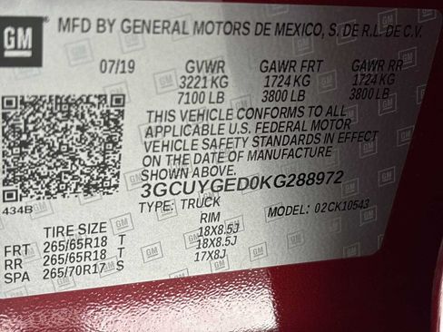 Used 2019 Chevrolet Silverado 1500 LTZ w/ LTZ Plus Package AWD/4WD image 32