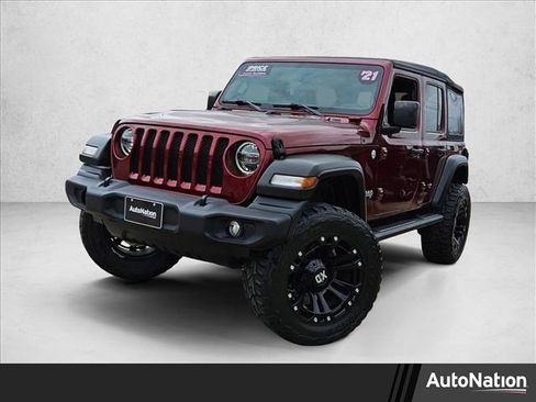 Used 2021 Jeep Wrangler Unlimited Sport image 1