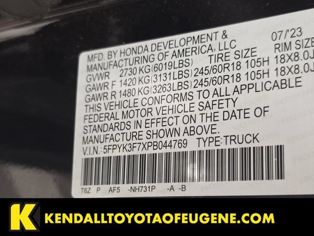 Used 2023 Honda Ridgeline RTL-E image 10