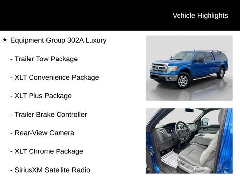 Used 2014 Ford F150 XLT w/ Equipment Group 302A Luxury AWD/4WD image 5
