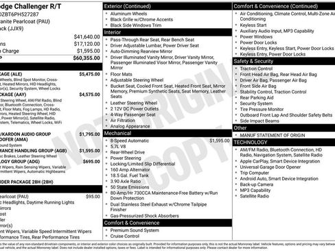 Used 2023 Dodge Challenger R/T w/ T/A Package RWD image 48