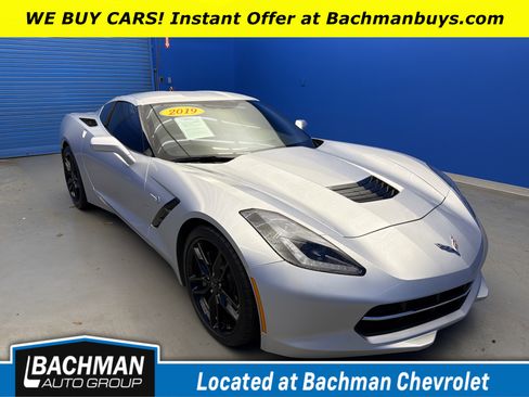 Used 2019 Chevrolet Corvette Stingray Coupe w/ 1LT image 1