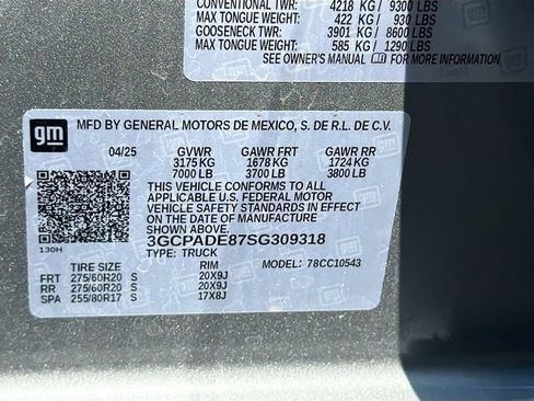 Used 2025 Chevrolet Silverado 1500 RST w/ LPO, Dark Essentials Package RWD image 40