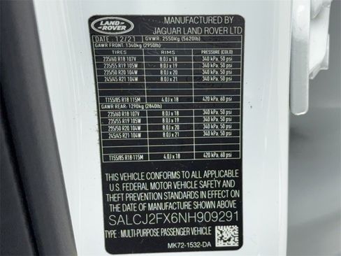 Used 2022 Land Rover Discovery Sport S image 60