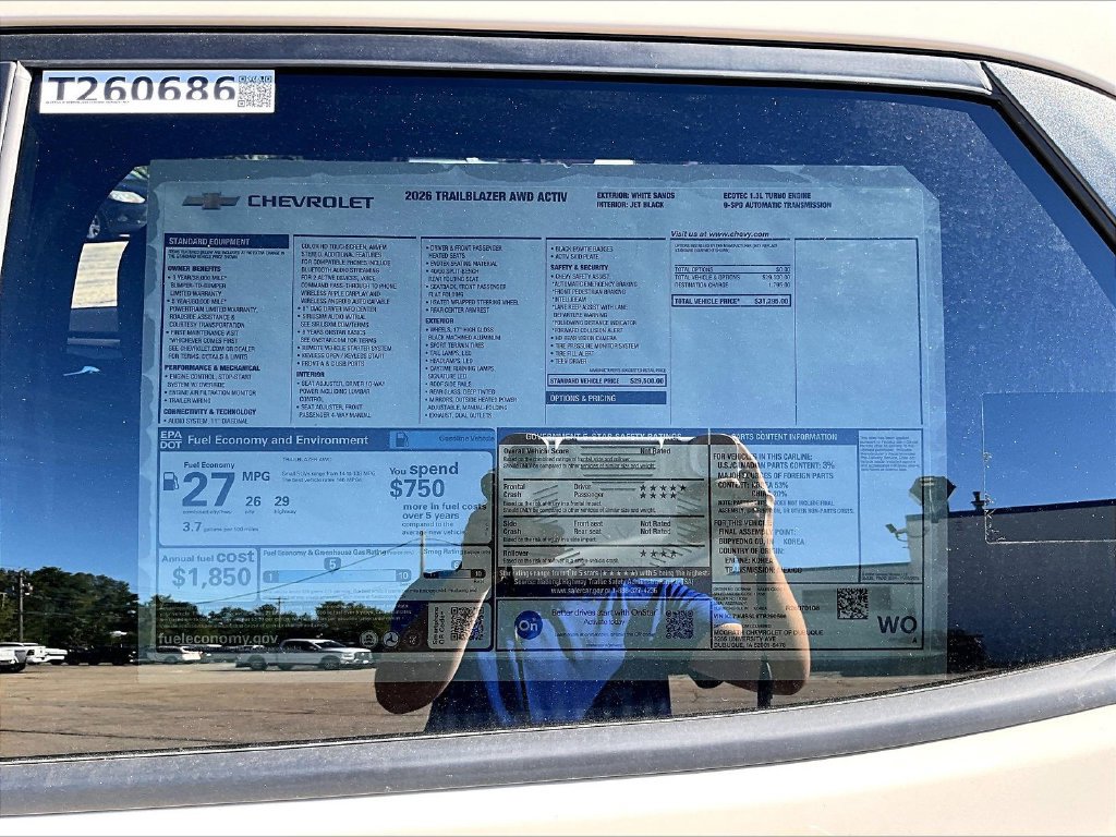 New 2026 Chevrolet TrailBlazer ACTIV AWD/4WD image 20