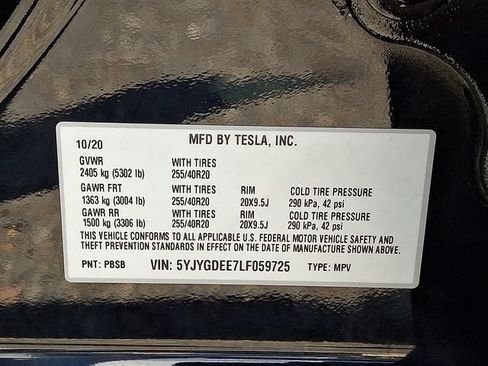 Used 2020 Tesla Model Y Long Range AWD/4WD image 26