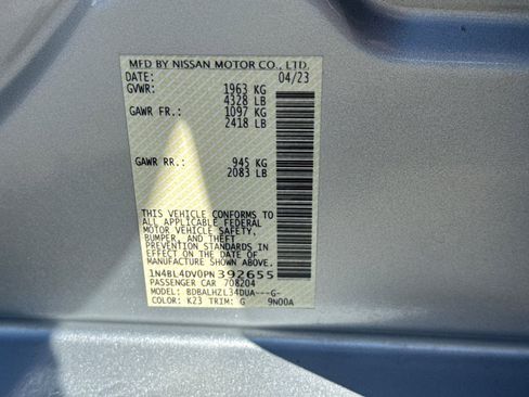 Certified 2023 Nissan Altima 2.5 SV FWD image 34