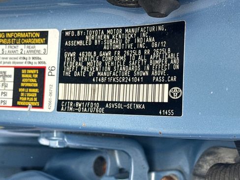 Used 2012 Toyota Camry LE image 45