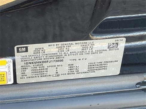 Used 2015 Chevrolet Traverse LT w/ LPO, 'HIT The Road' Package image 10