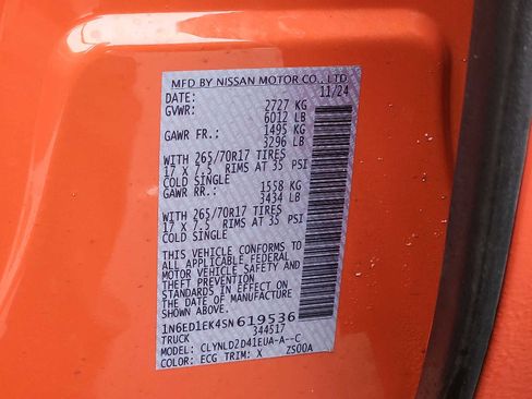 Used 2025 Nissan Frontier PRO-4X image 26