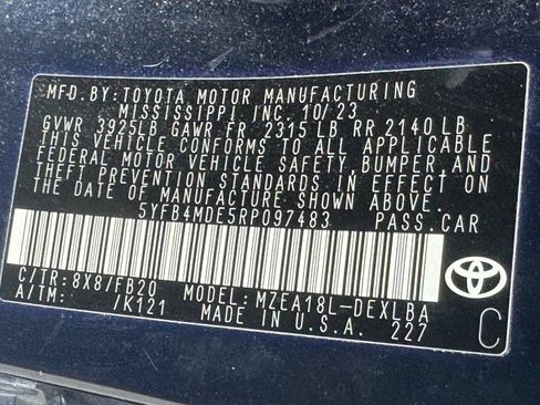 Used 2024 Toyota Corolla LE FWD image 29