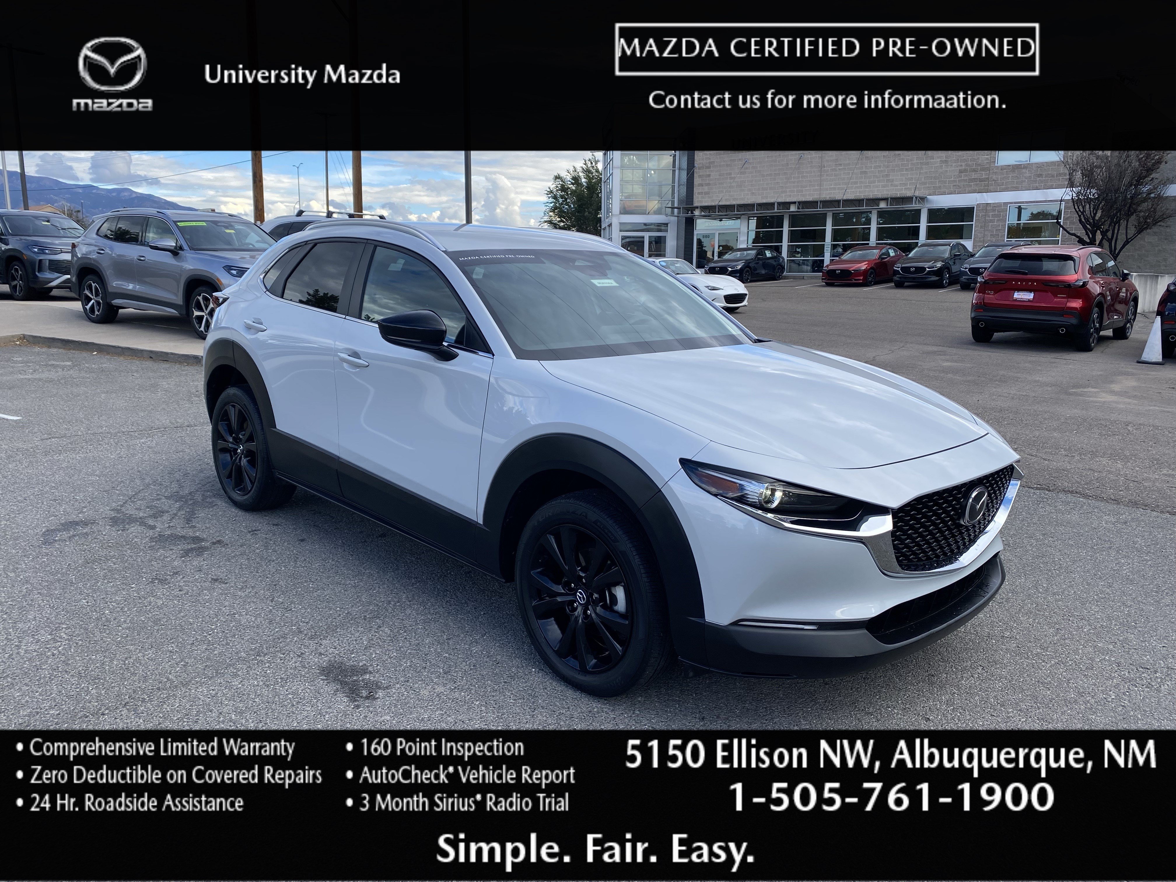 Certified 2025 MAZDA CX-30 AWD 2.5 S w/ Select Sport Pkg image 1