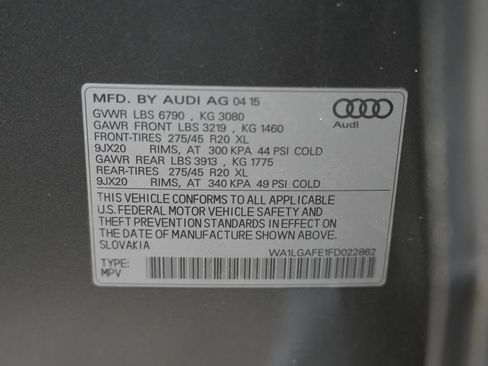 Used 2015 Audi Q7 3.0T Premium Plus w/ Premium Plus Package image 66