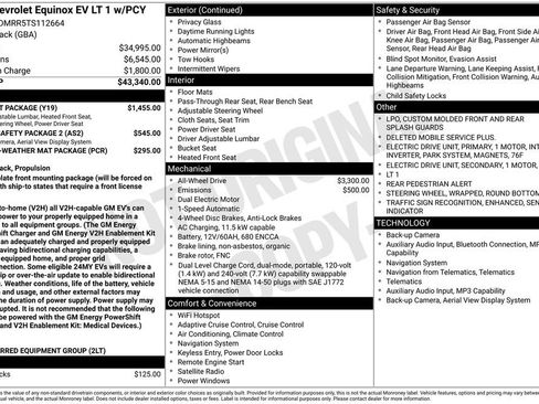 Certified 2026 Chevrolet Equinox EV LT w/ Comfort Package AWD/4WD image 34