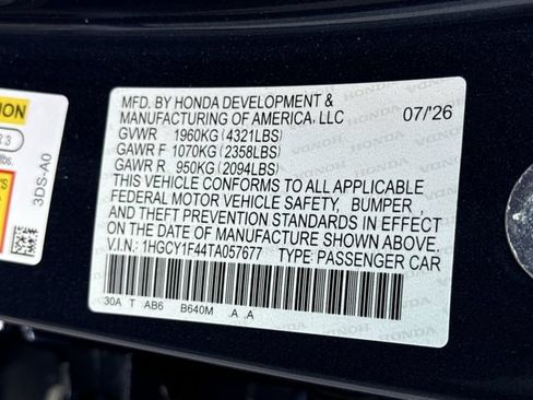 New 2026 Honda Accord SE image 39