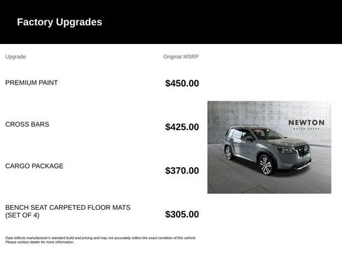 Used 2025 Nissan Pathfinder Platinum w/ Cargo Package AWD/4WD image 6
