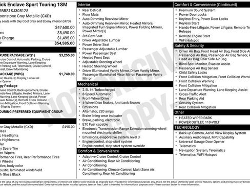 New 2025 Buick Enclave Sport Touring w/ Super Cruise Package image 38