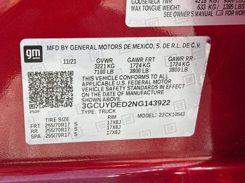 Used 2022 Chevrolet Silverado 1500 LT AWD/4WD image 30