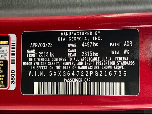 Used 2023 Kia K5 GT-Line image 13