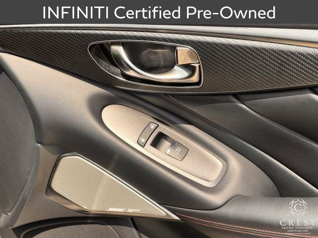 Certified 2023 INFINITI Q50 Red Sport 400 w/ Black Opal Edition RWD image 29