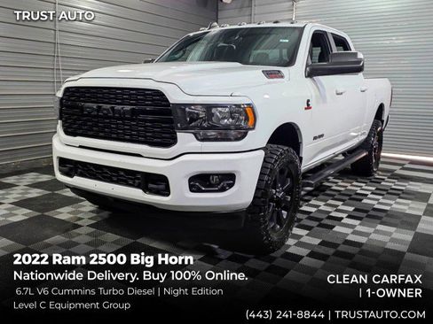 Used 2022 RAM 2500 Big Horn w/ Level C Equiment Group AWD/4WD image 50