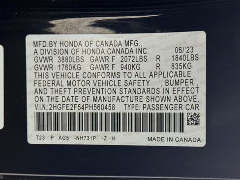 Used 2023 Honda Civic Sport image 40