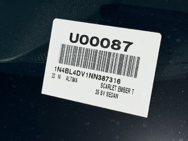 Used 2022 Nissan Altima 2.5 SV w/ SV Premium Package FWD image 13