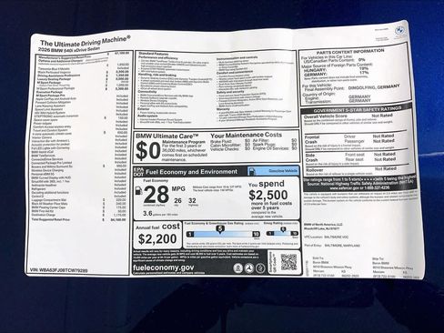 New 2026 BMW 540i xDrive 540i xDrive w/ Executive Package image 22