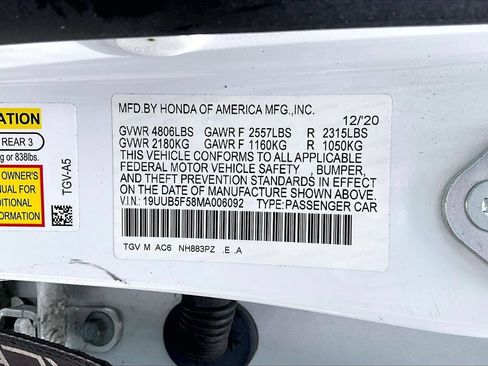 Used 2021 Acura TLX w/ A-SPEC Pkg FWD image 15
